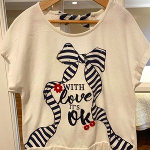 (Sold) Mayoral Girls shirt. Size L 10/12